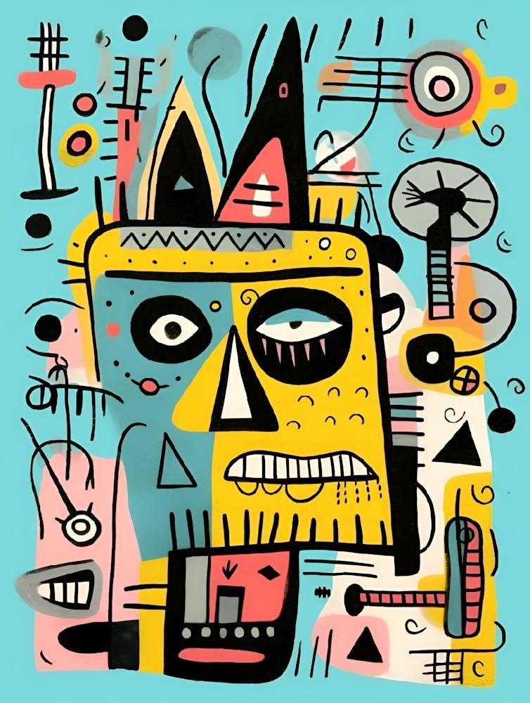 Abstract Painting 8 – Canvas Print