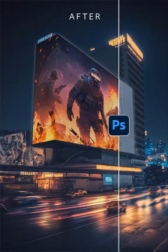 How to Make Billboard Mockup In Adobe Photoshop Full Tutorial #foryou #foryoupagе #graphicdesign
