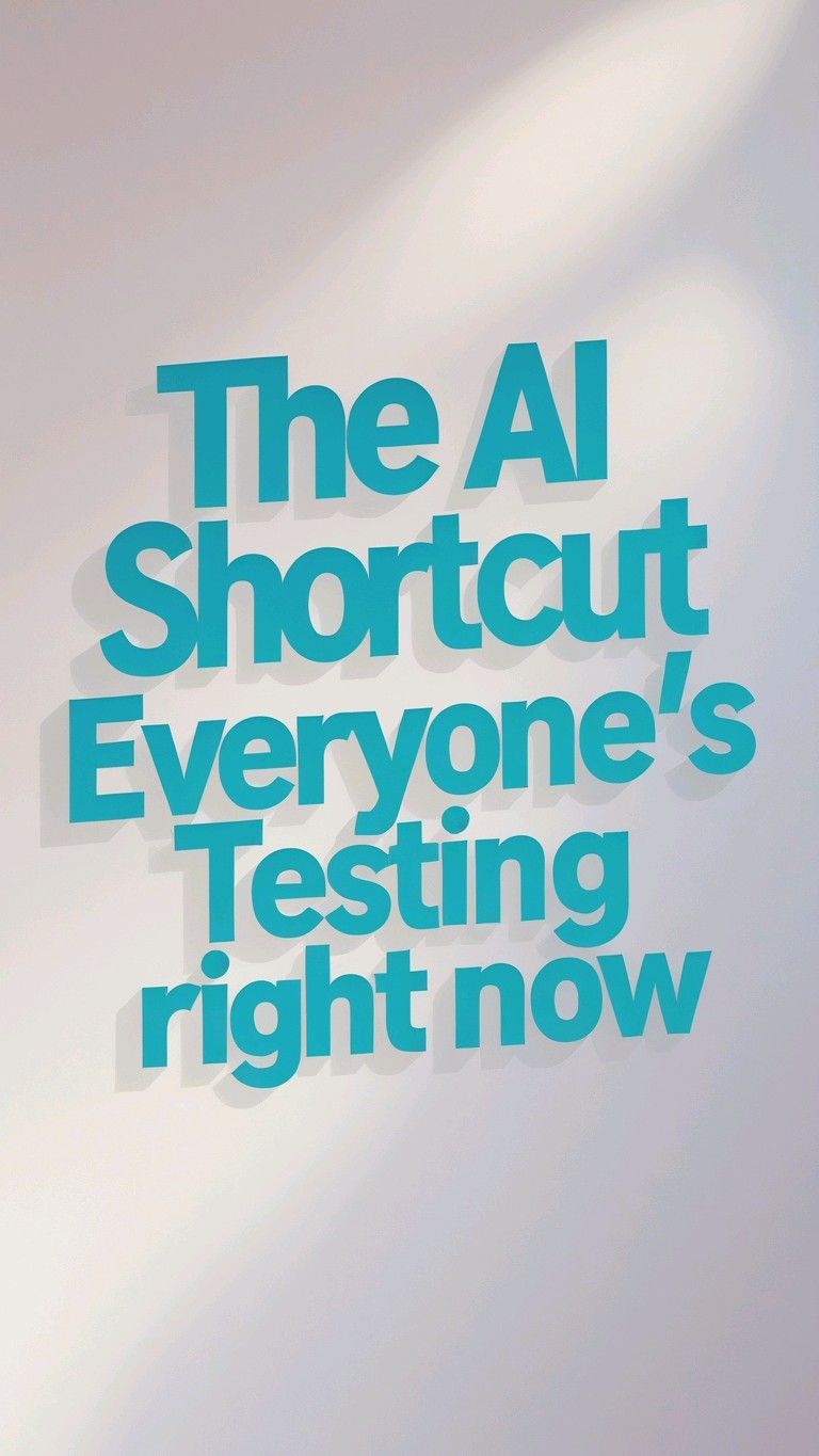 the AI shortcut everyone is testing right now