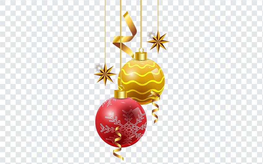 Elegent Christmas Deco PNG