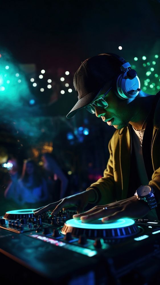 Download premium image of a photo of dj hand putting the music in a club. about dj mixer music, dj wallpaper, dj, iphone wallpaper dark, and hip hop wallpaper 12569036