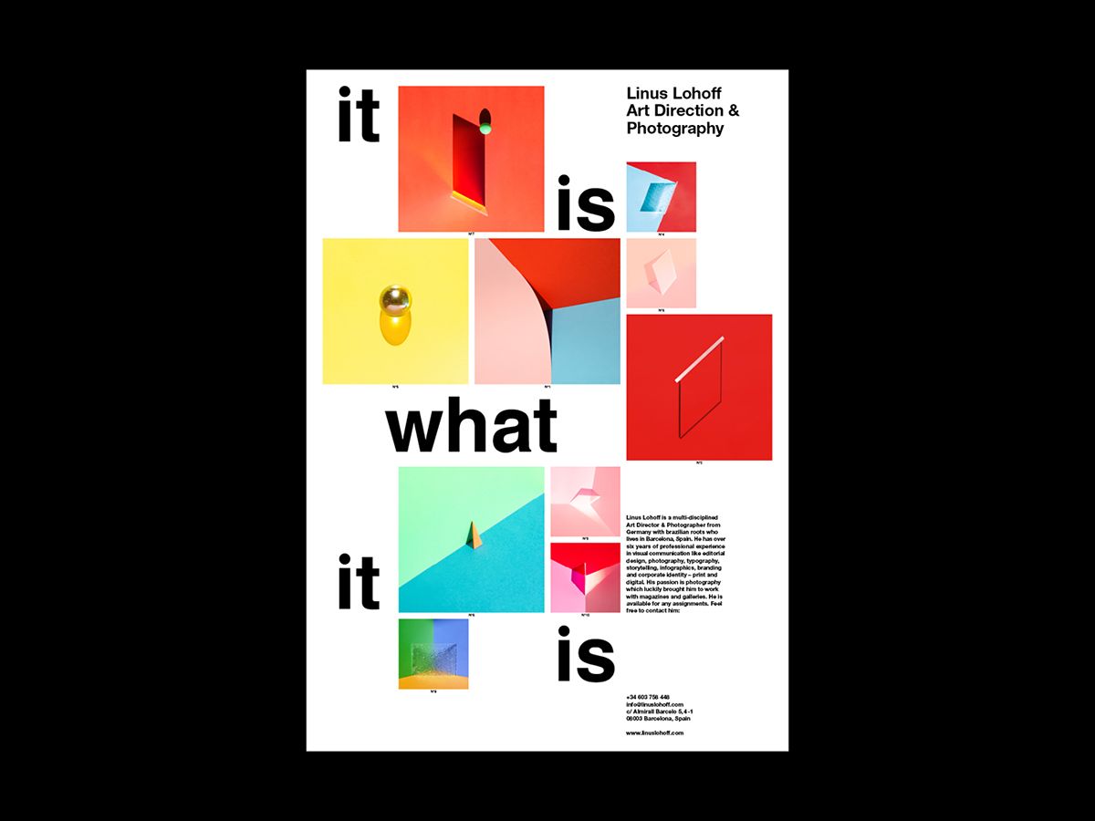 »It is what it is« Poster Series – linus lohoff