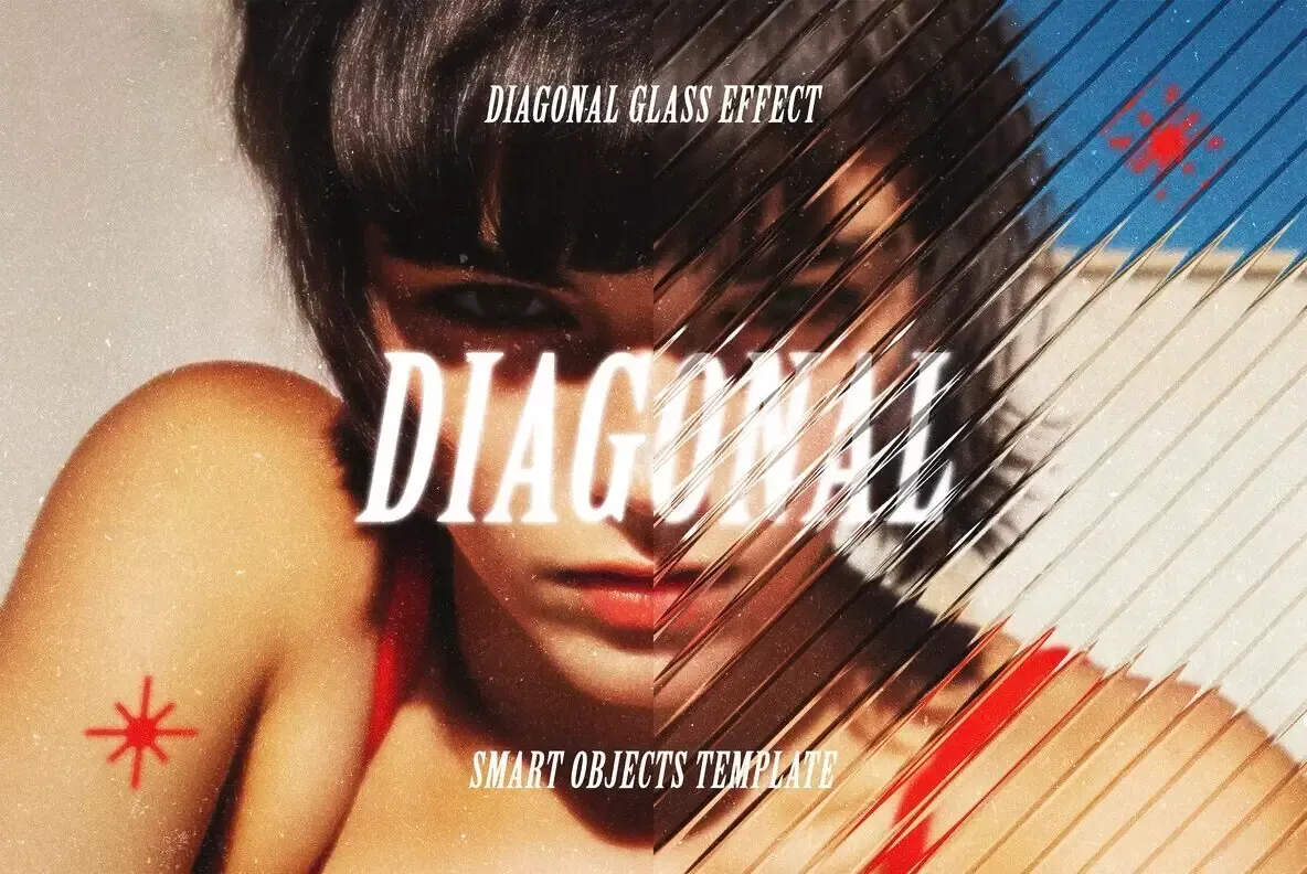 Diagonal Glass Photo Effect – YouWorkForThem