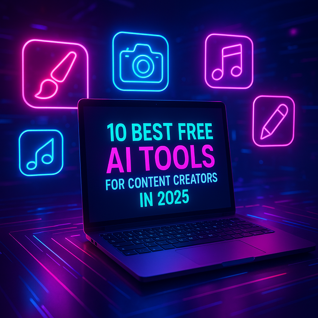 10 Best FREE AI Tools for Content Creators in 2025 (Must-Try!)