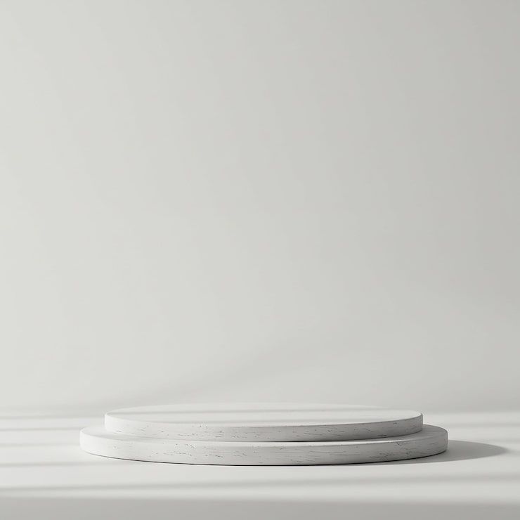 White marble podium display | Premium AI-generated image
