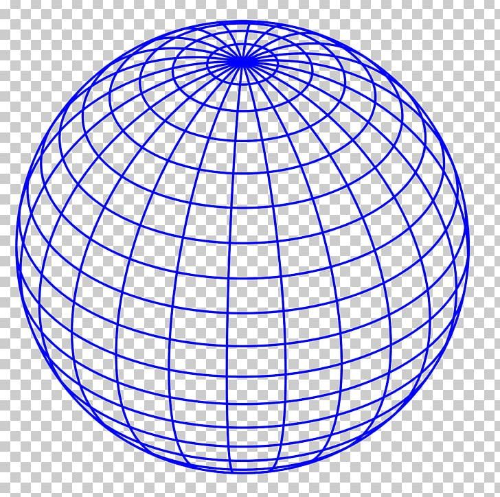Globe Wire-frame Model PNG
