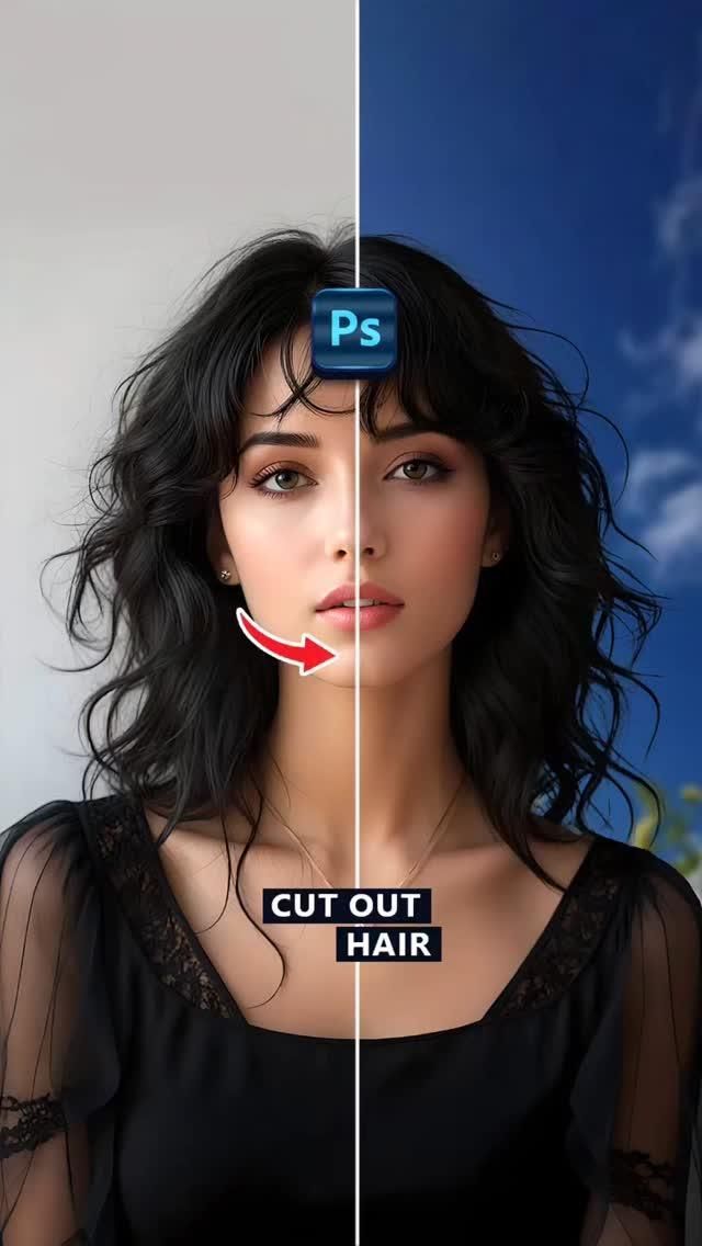 photoshop package | [�����] �[�����] �Smart Graphics on Instagram: “Cutout hair from bg in