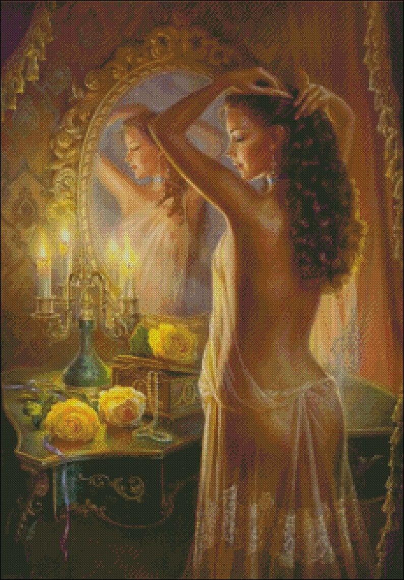 Attente – Grilles Point De Croix Comptés – Grille Imprimable Format PDF Couture Broderie Artisanat DIY DMC couleur – Etsy Canada