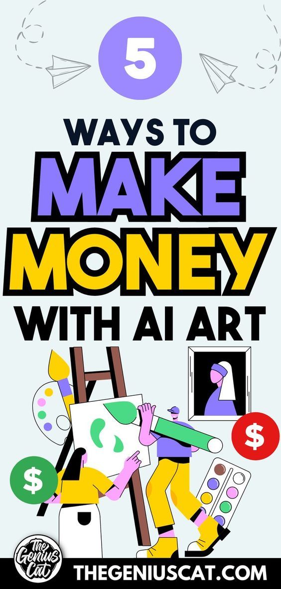 5 Ways to Start Earning with AI-Generated Art – The Genius Cat