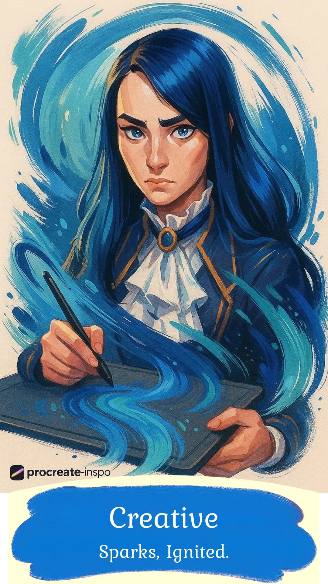 Deep Dive into Digital Seas — Procreate Character Design Brushes