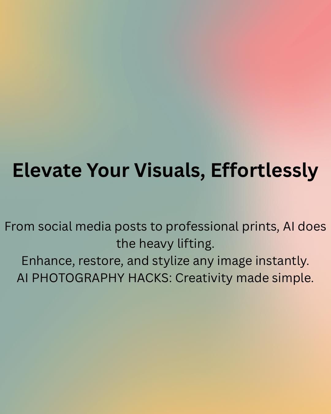 AI Photography Hacks: Generate, Edit and Enhance Images – Etsy