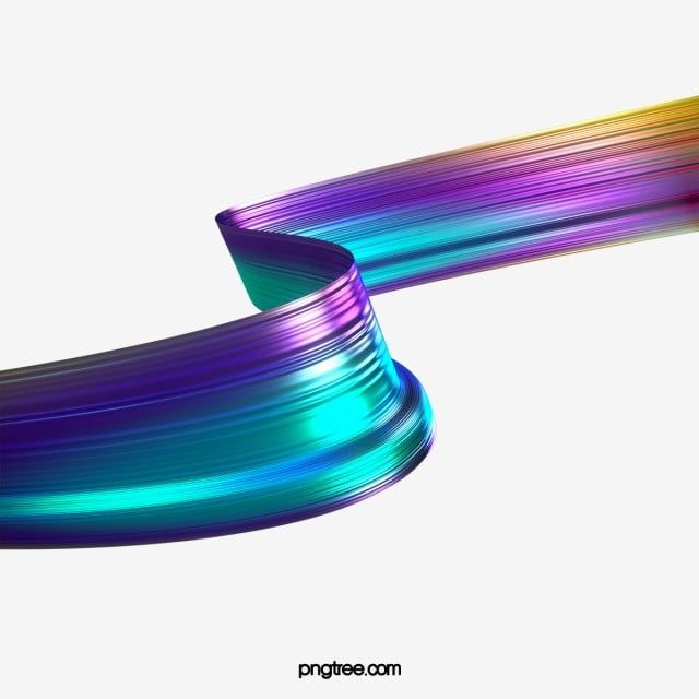 Brushed Metal Clipart PNG Images, Metallic Curve Brush 3d Element, 3d, Brush, Color PNG Image For Free Download