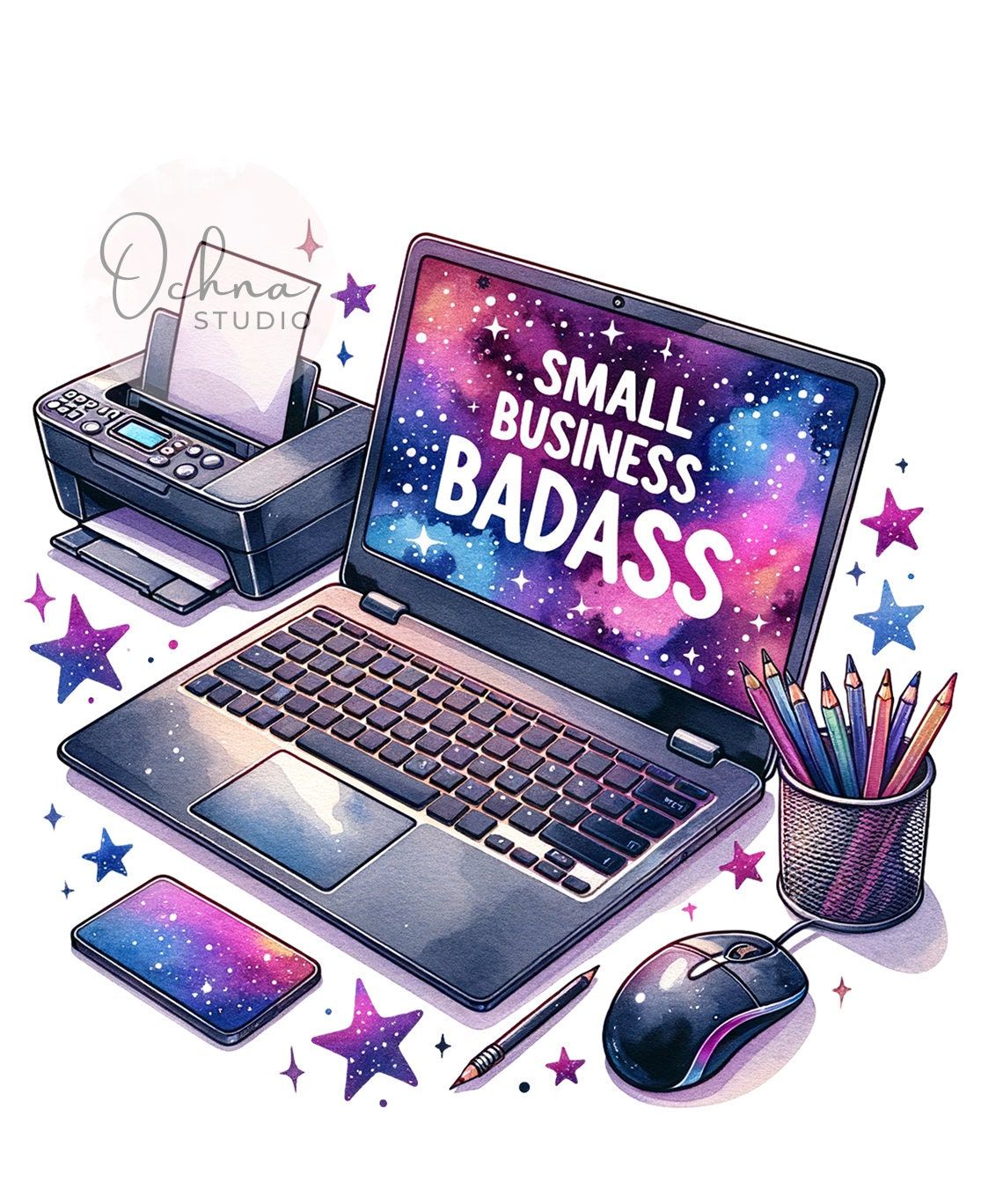 Petite entreprise badass PNG, I Can Totally Make That, Business Badass Png, designs Clipart arc-en-ciel, chemise sublimation, téléchargement numérique PNG