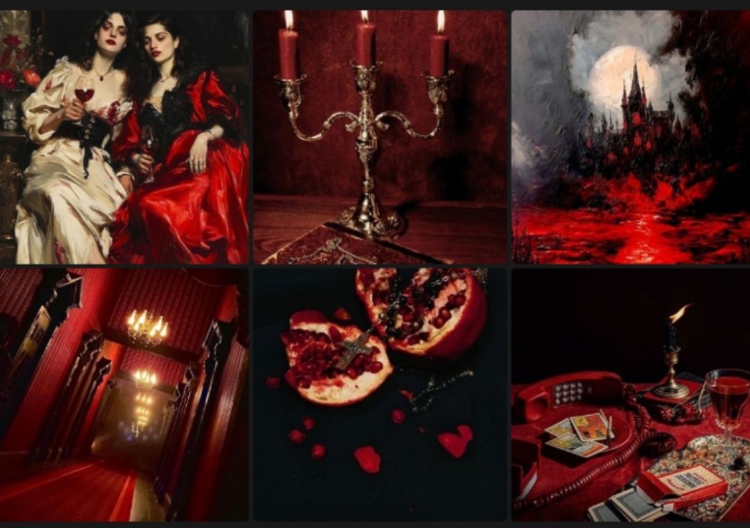 #aesthetic #dark #red