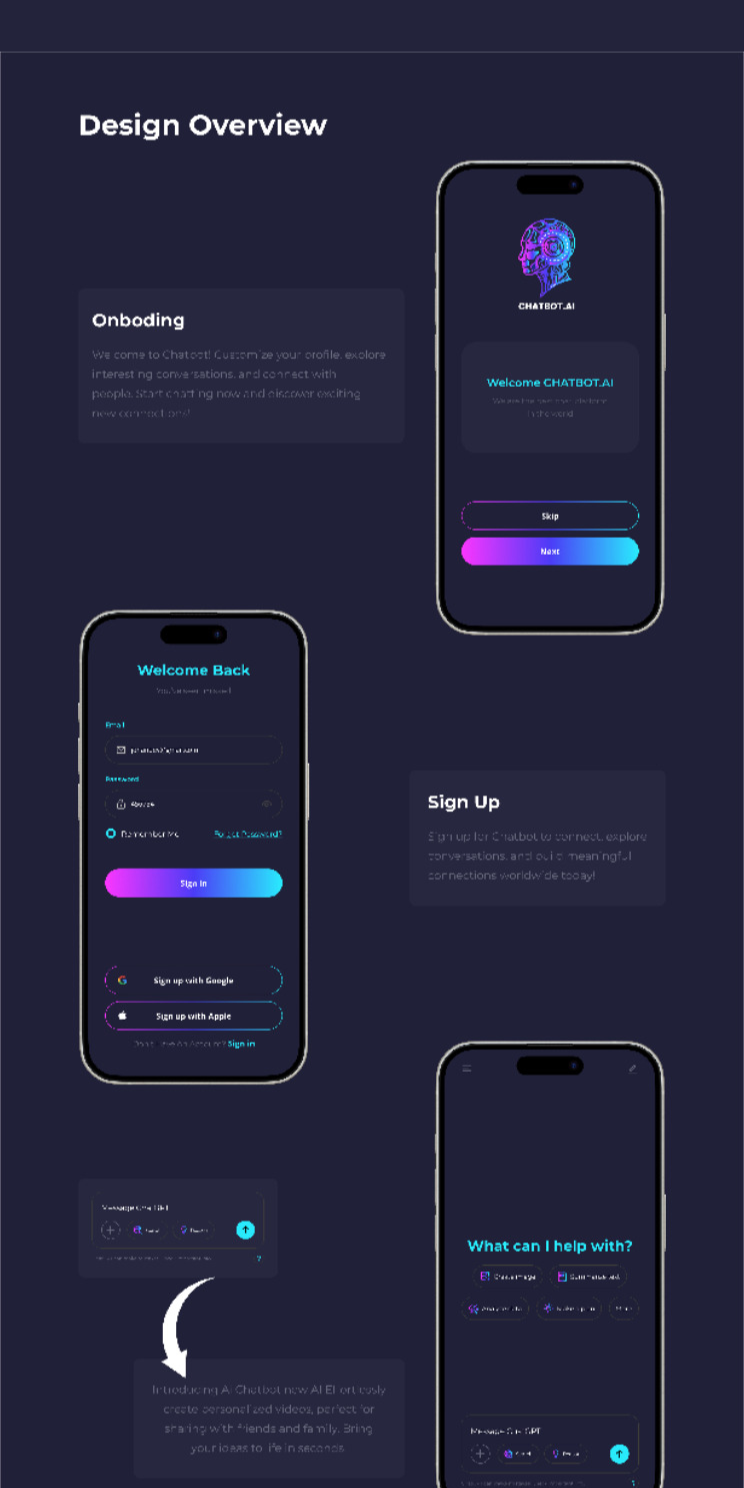 Ai Chatbot App Design