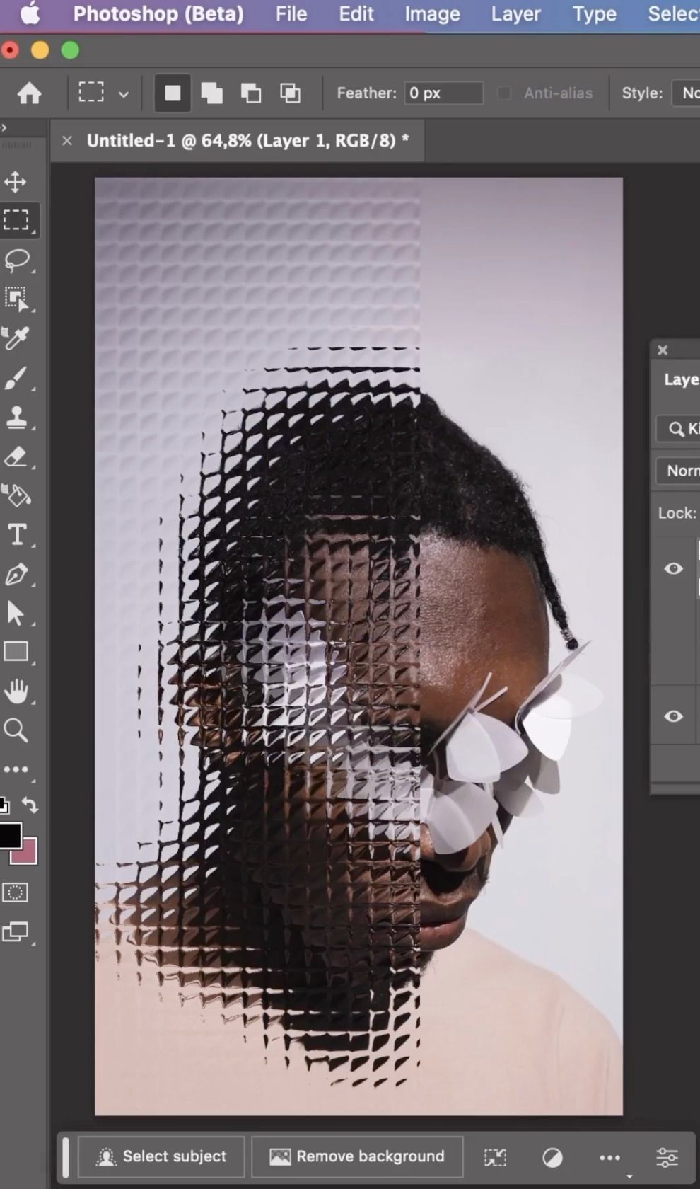 How to create this nice glass effect in Photoshop