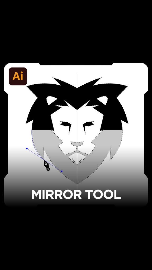 266K views · 3.1K reactions | How to Use the Mirror Tool in Adobe Illustrator Like a Pro | Graphic Station | Facebook