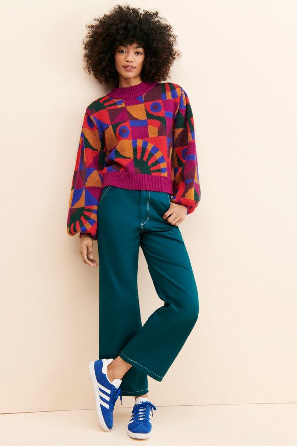 Graphic Toucans Sweater