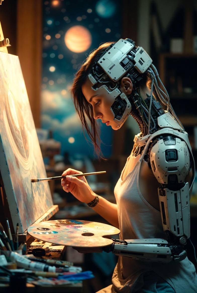 AI cybernetic model, Aura