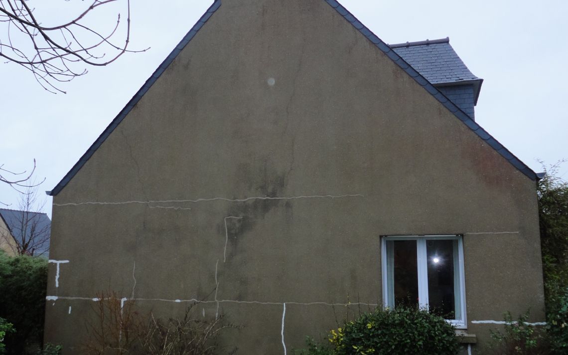 Isolation bardage sur pignon nord