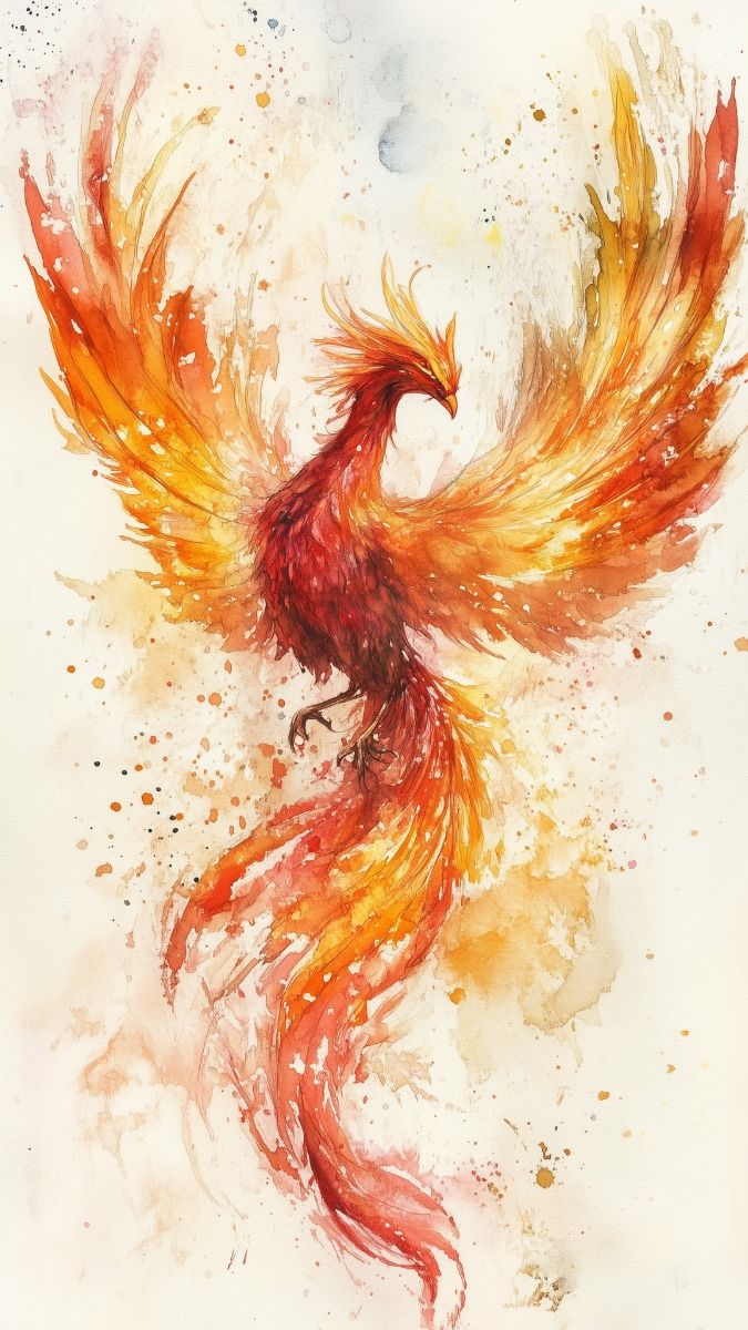 Phoenix Spirit Animal Art