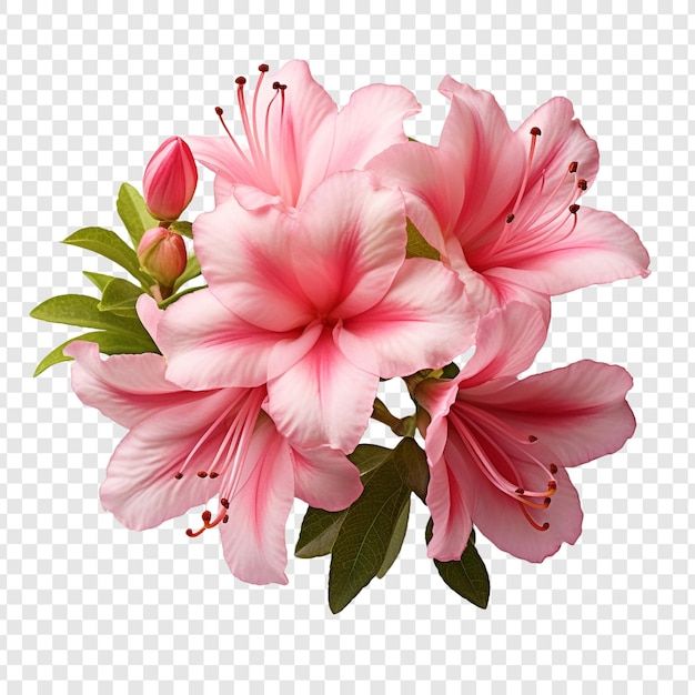 Azalea flower isolated on transparent background | Premium AI-generated PSD