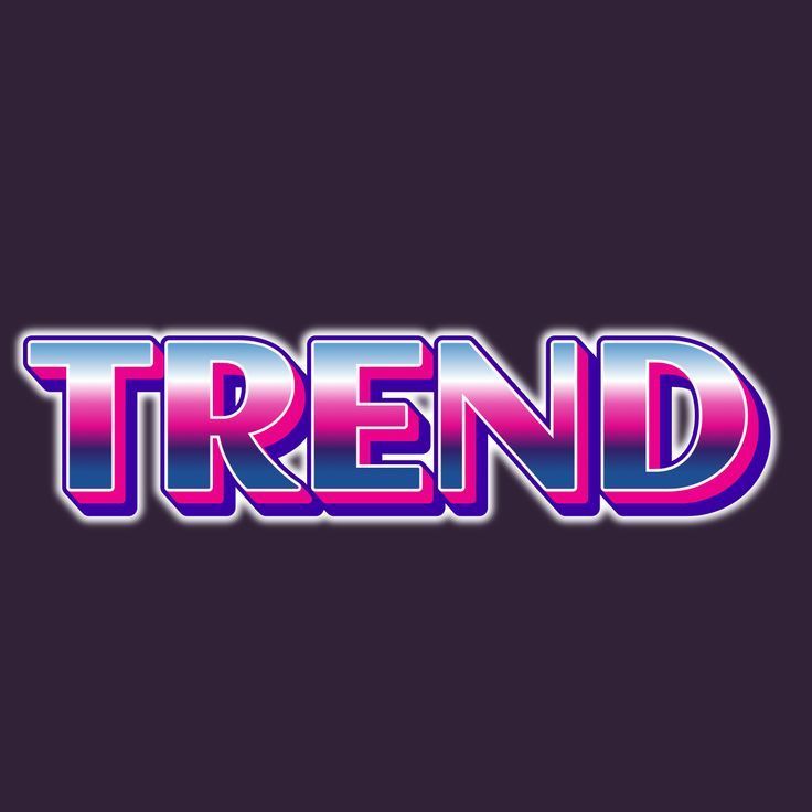 Trend Effect Text