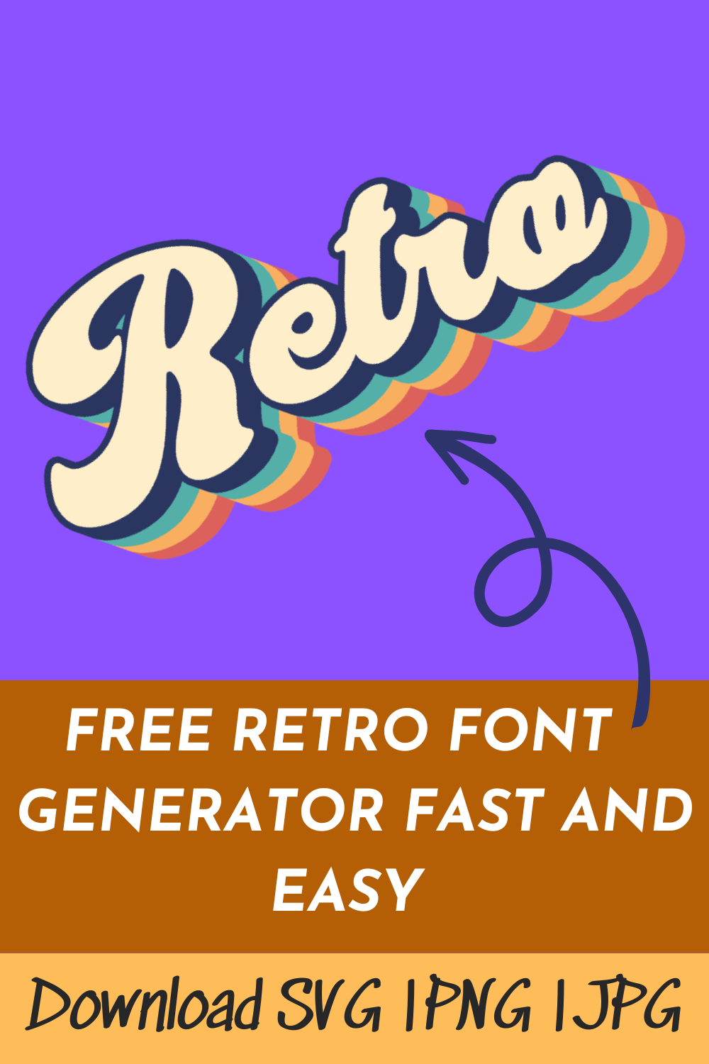 Retro Font Generator – FREE Editable Text Effects