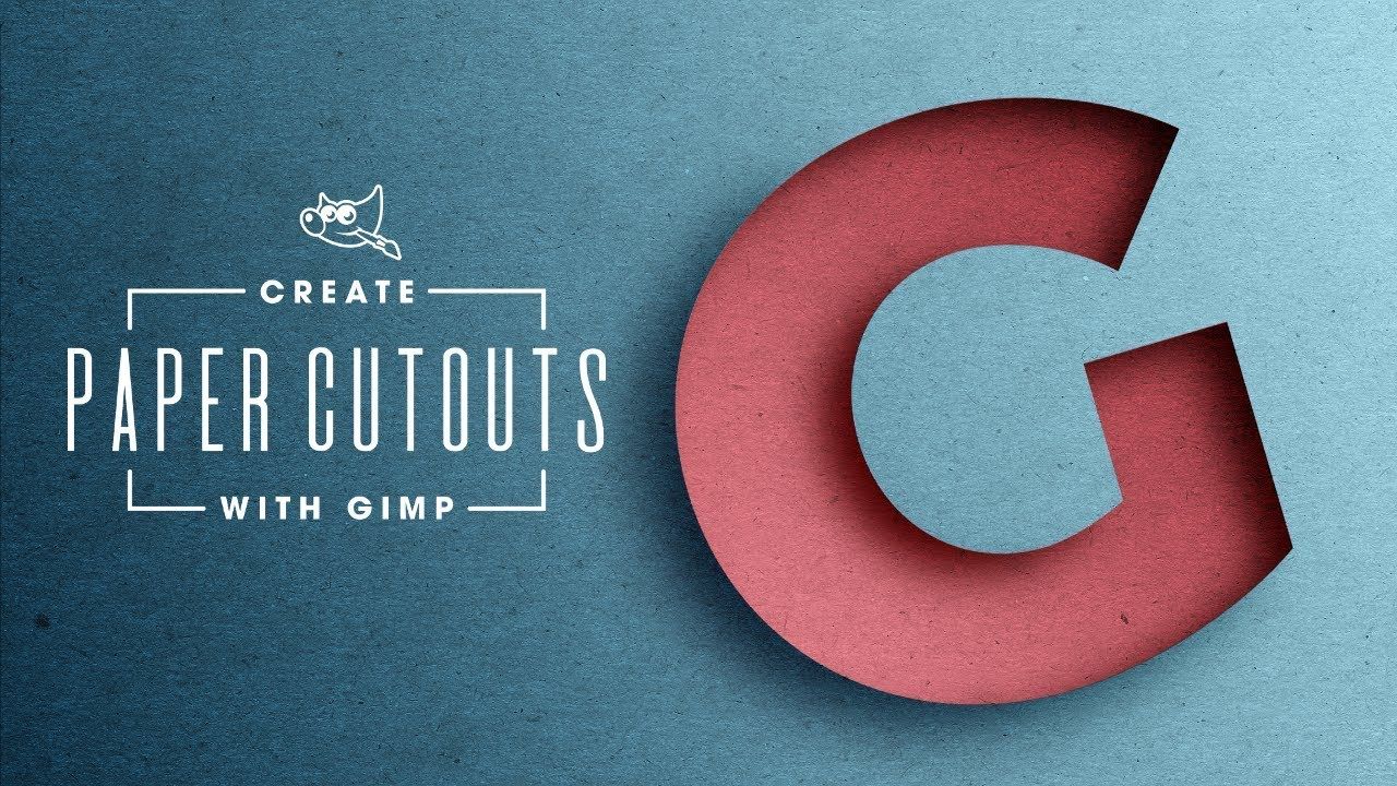 GIMP Tutorial: Paper Cutout Effect