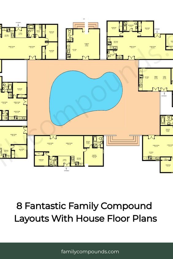 8 Fantastic Family Compound Layouts With House Floor Plans