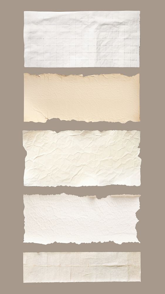 Download premium image of Vintage torn paper element set, editable design by audi about vintage