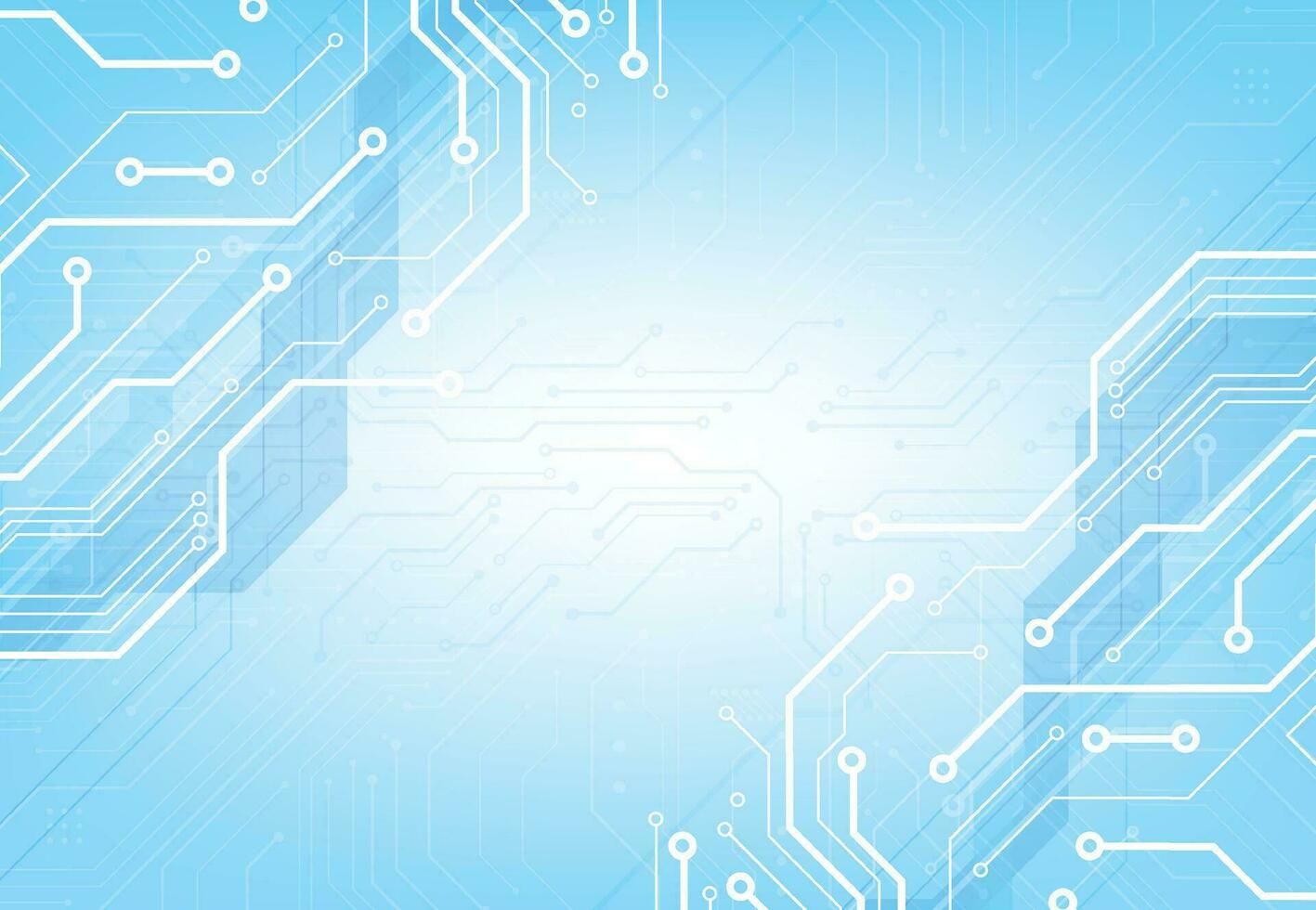 Abstract background with technology circuit board texture. Electronic motherboard illustration. Communication and engineering concept. Vector illustration