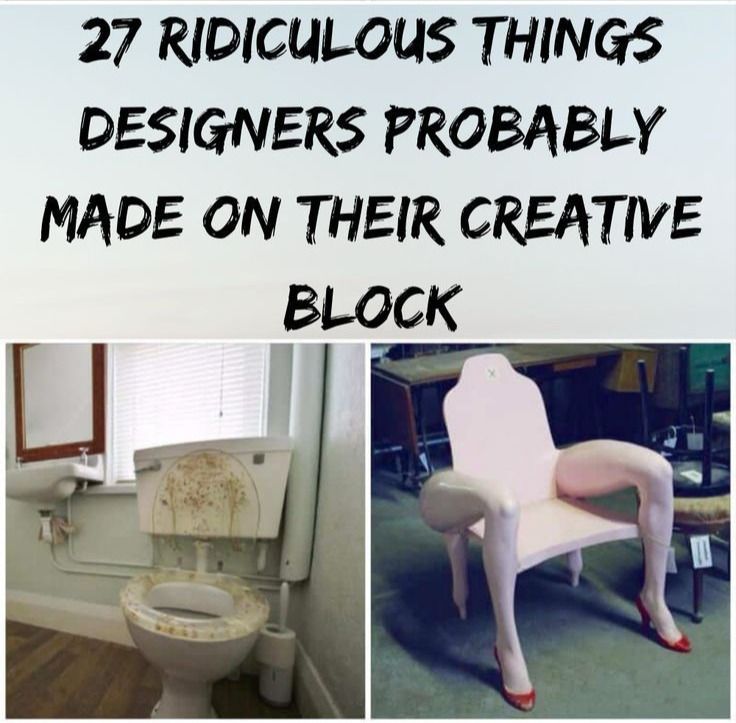 27 Ridiculous Things Designers Probably Made On Their Creative Block