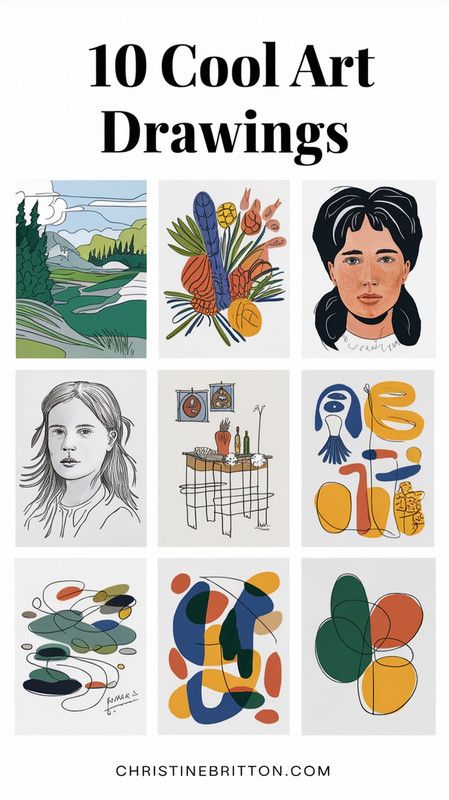 10 Unique Pencil Art Drawings – Creative & Meaningful! ✏️🖤