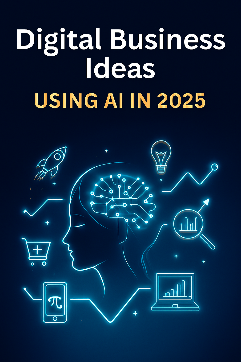 Top Digital Business Ideas Using AI in 2025 | Futuristic Tech Trends