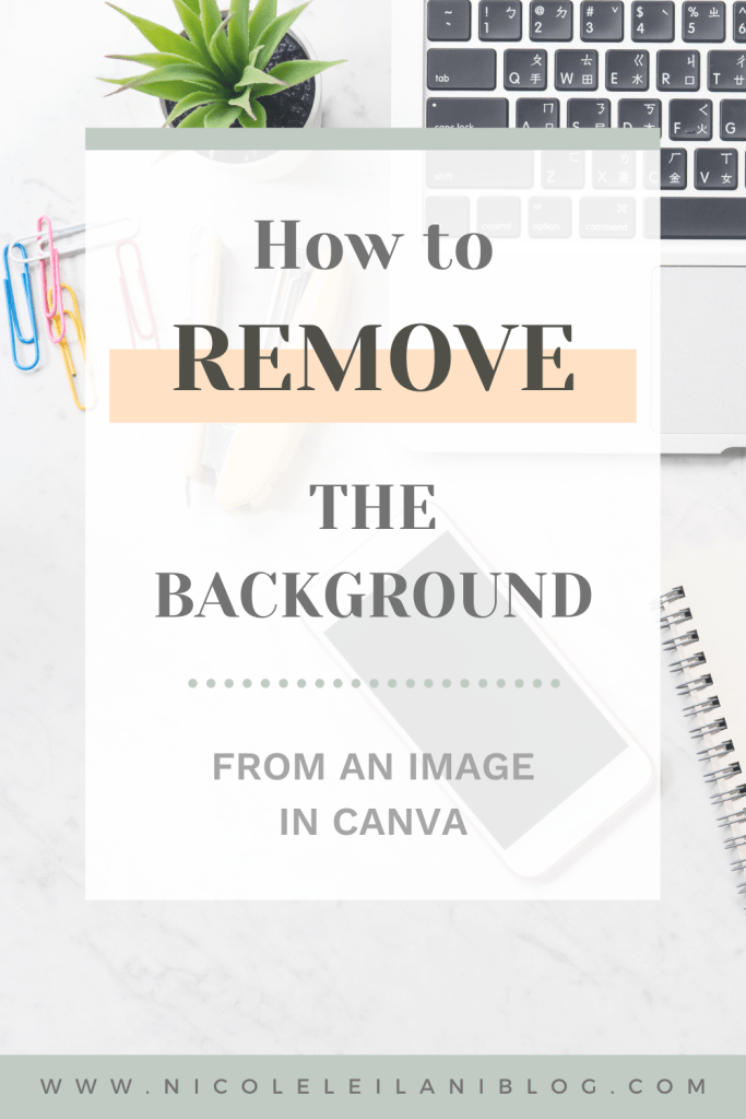 Canva 101: How to Use Canva for Easy Background Removal – Nicole Leilani Blog