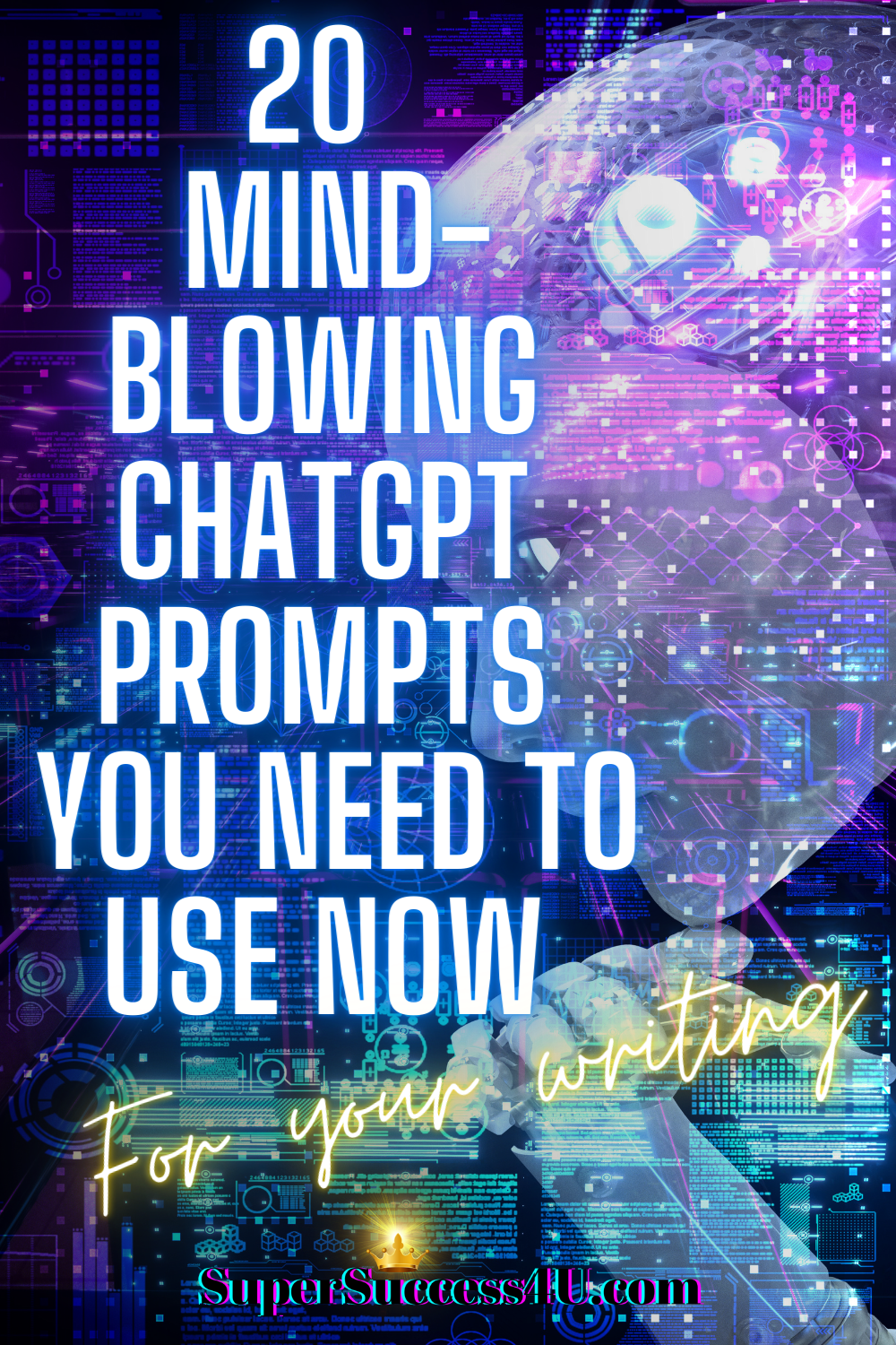 20 Mind-Blowing ChatGPT Prompts You Need To Use Now ⋆To improve your writing! Ai writer