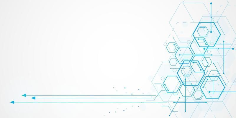 Abstract hexagon background , Technology polygonal concept