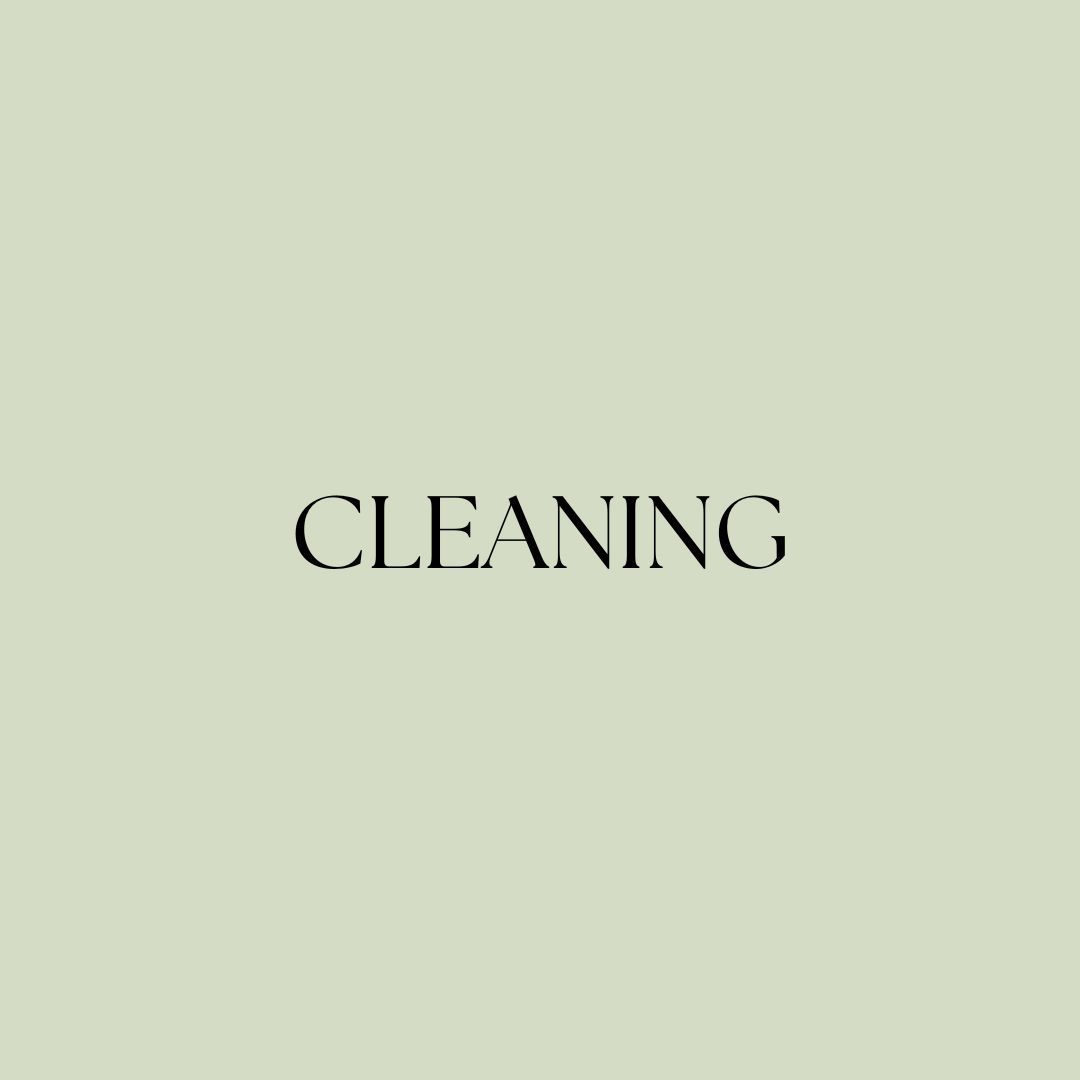 Cover – Cleaning