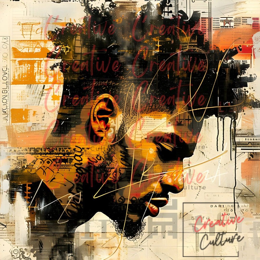 dans ma tête | PNG haute résolution | Clipart artistique pour projets numériques