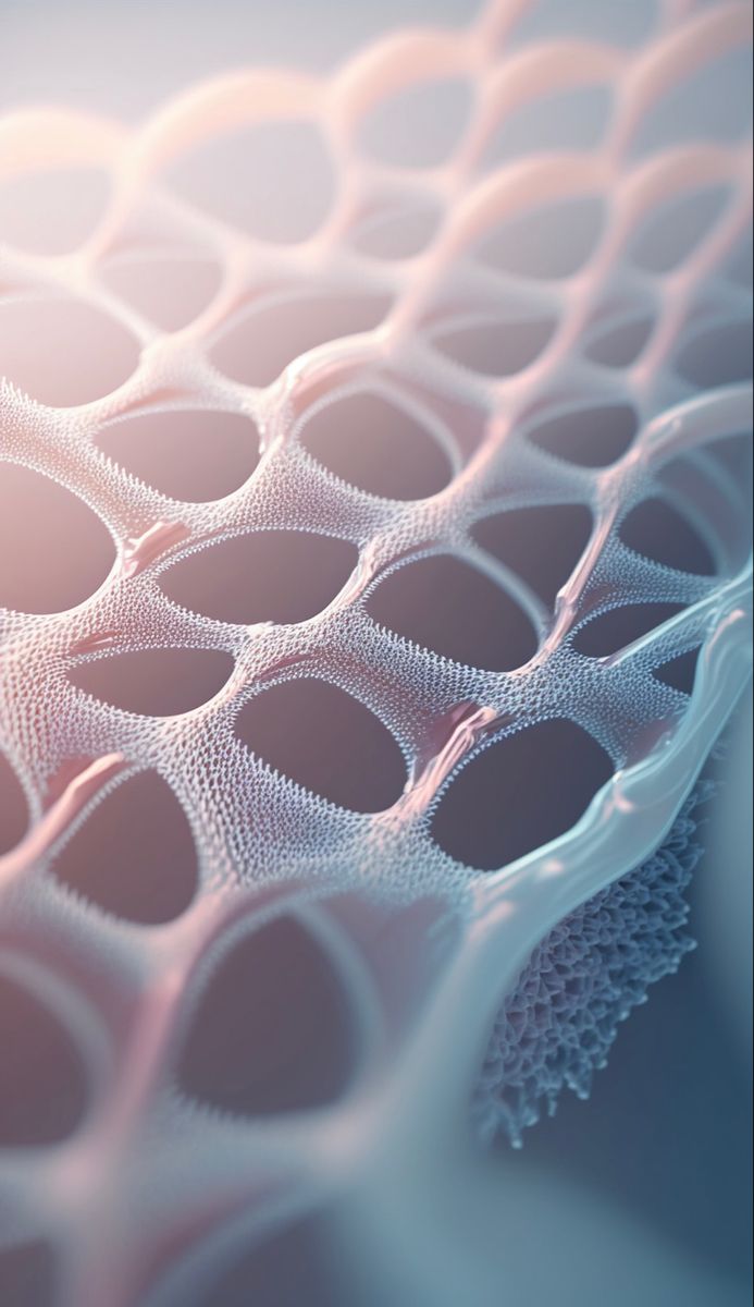 Biomimicry tactile web structure