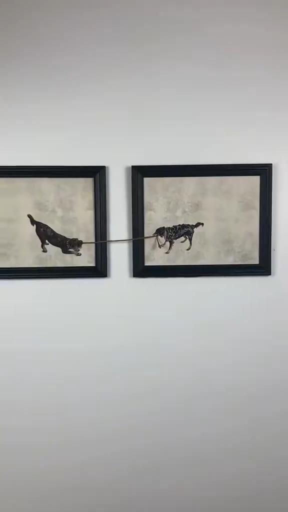 Usphonecards – Wall hanging decoration The art of destruction