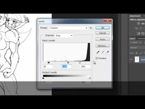 How To Draw –  Drawing Clean-Up in Photoshop