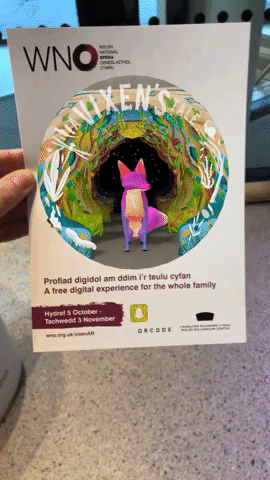 Augmented reality flyer