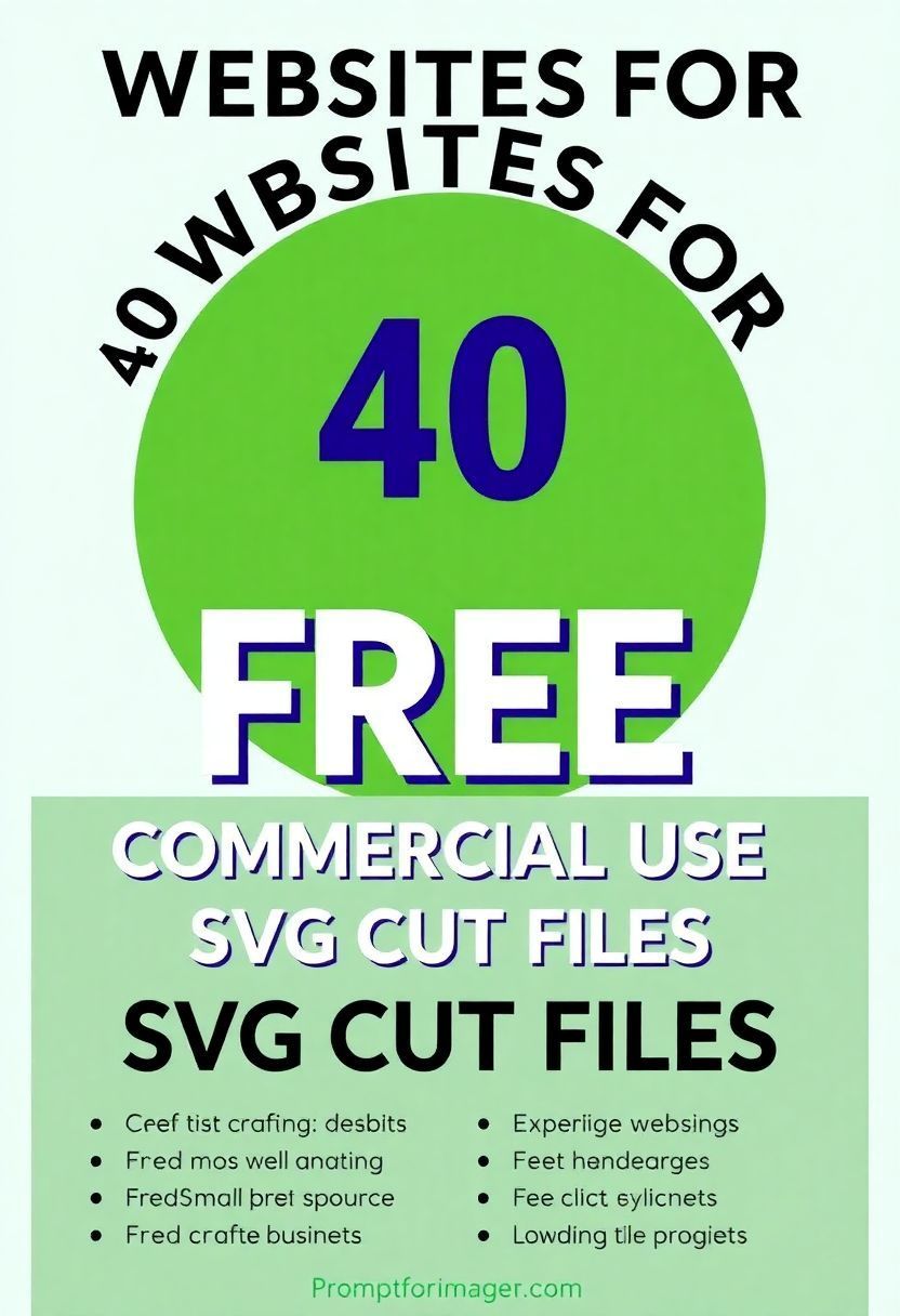 Unlock 40+ Free SVG Resources for Your Commercial Projects Today!