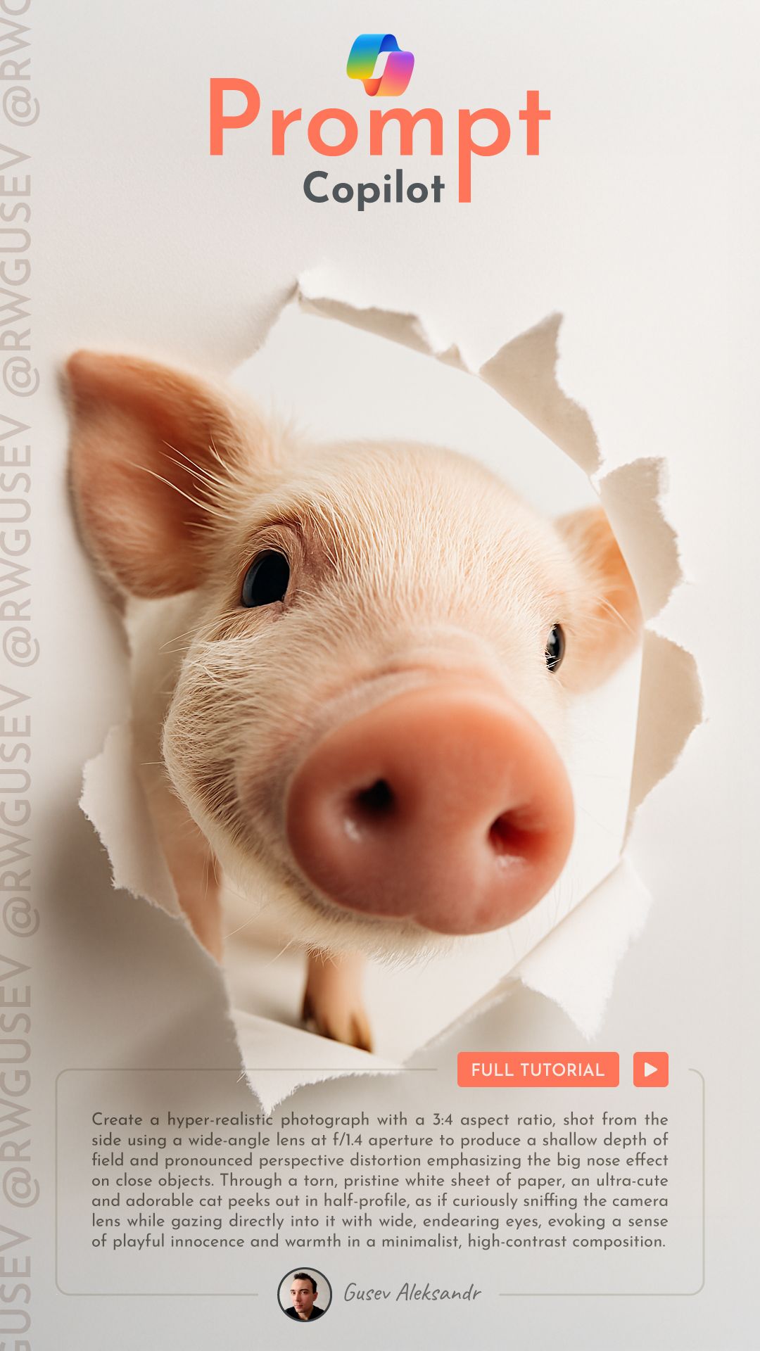 A Shy Animal Peeking Out | Copilot