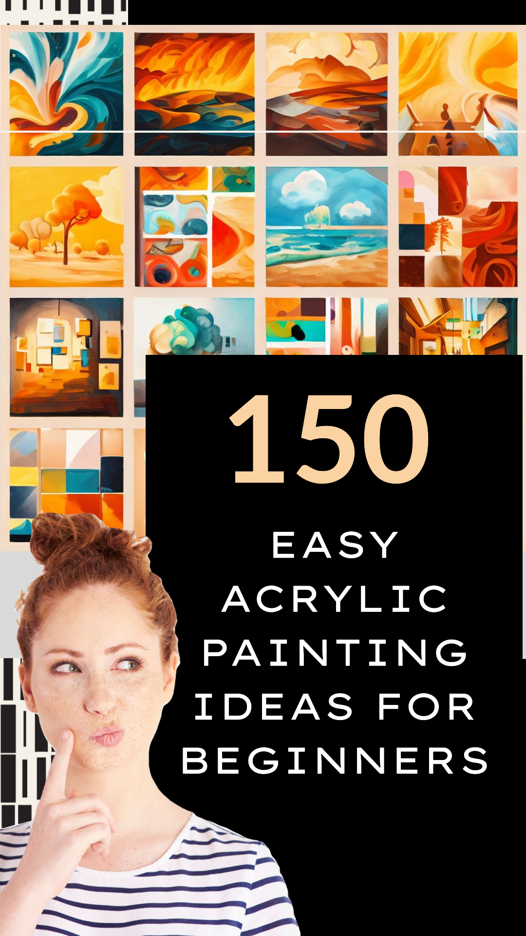 150 Easy Acrylic Painting Ideas for Beginners