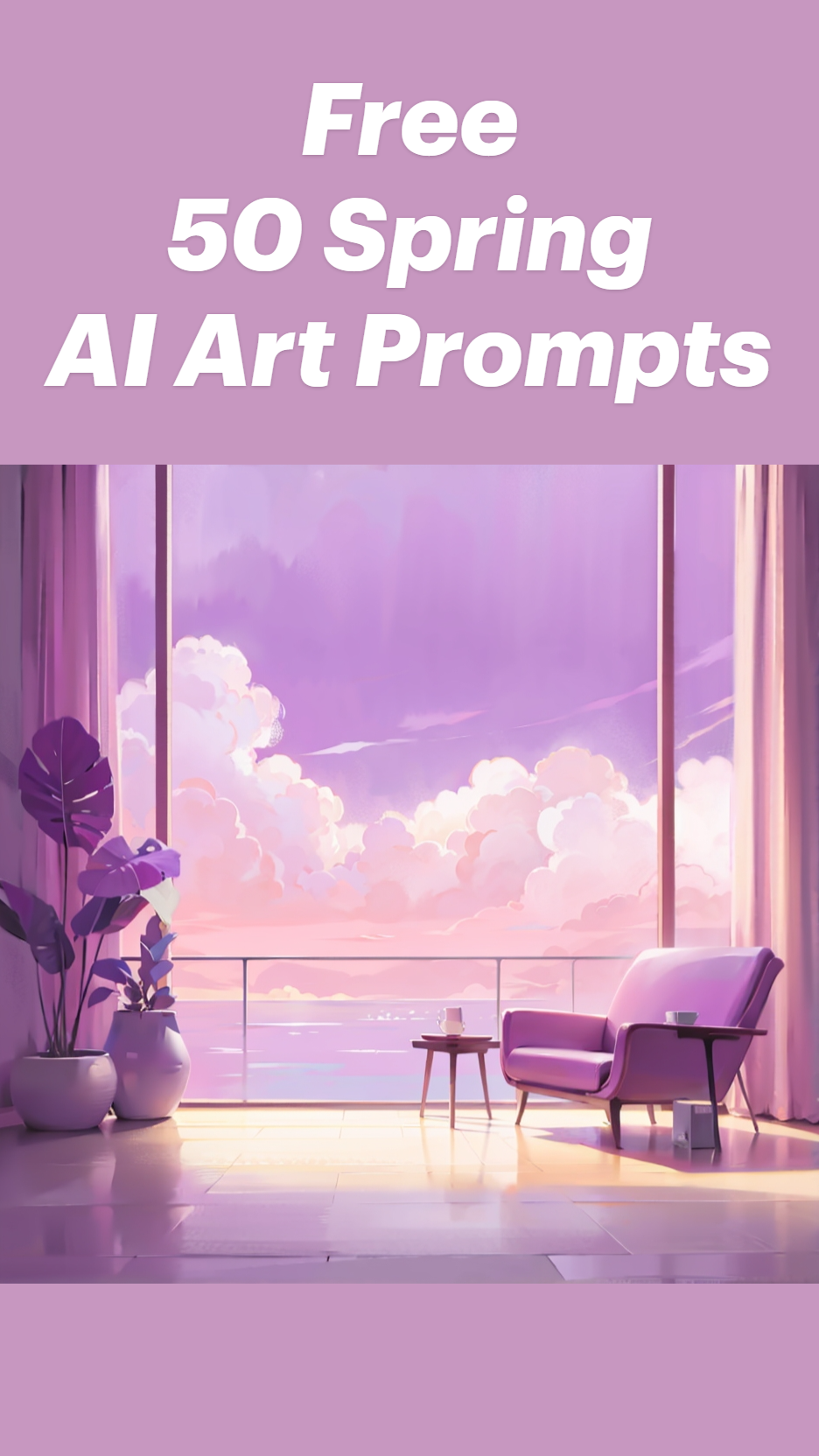 Click to Explore 50 Free Spring AI Art Prompts for Inspiration