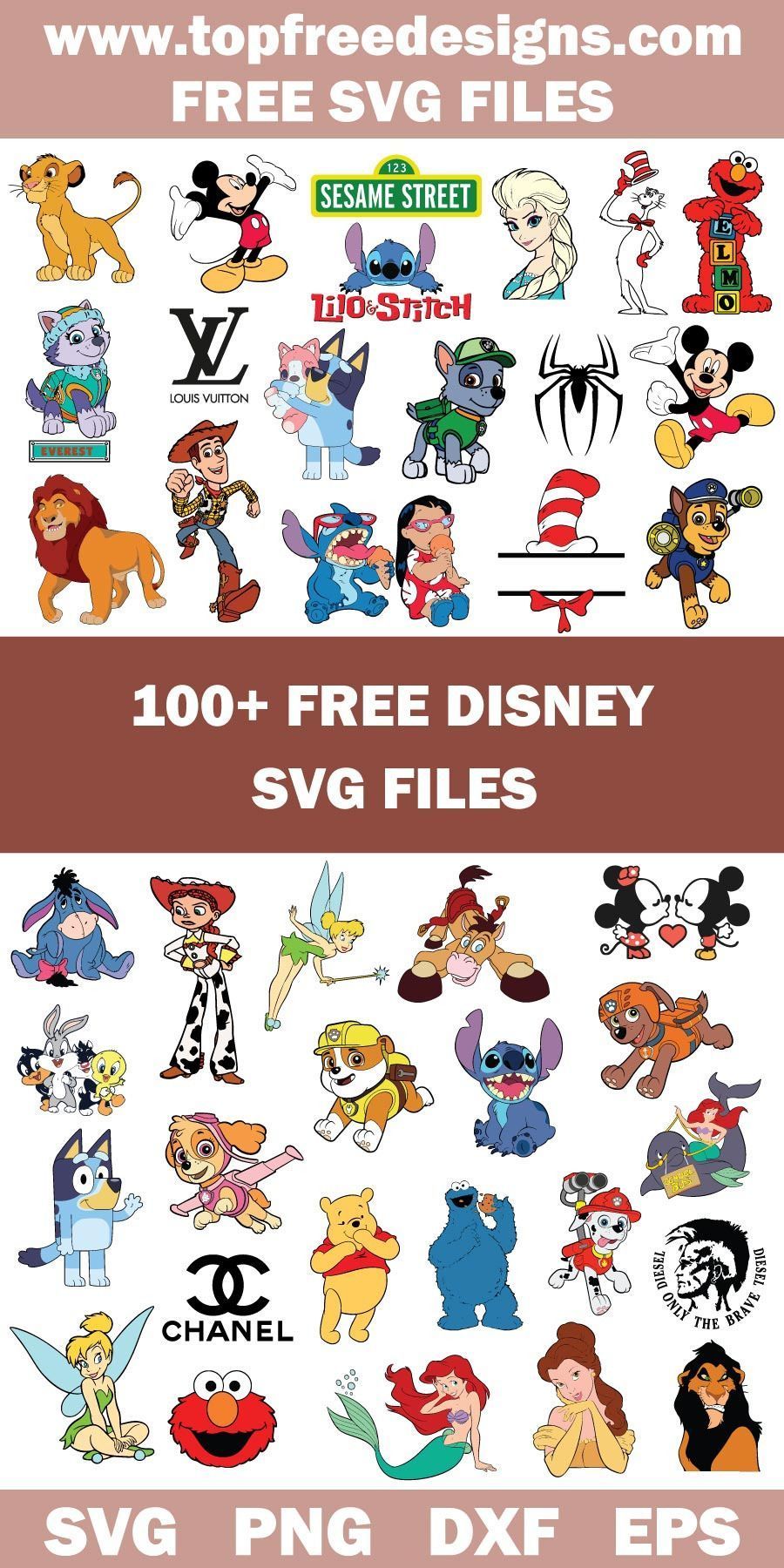 Free Disney SVG Files