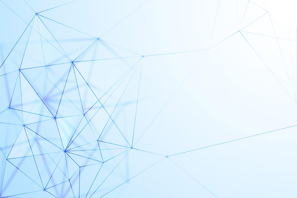 Abstract geometric wireframe background | Free Vector